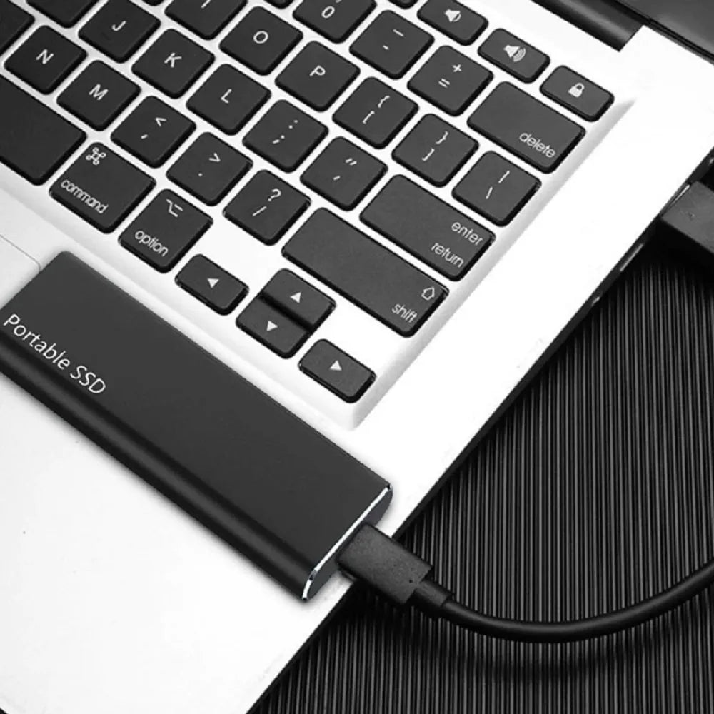 BowLift | Ultra Thin 4 TB External Hard Drive – Portable USB-C Storage Solution for Fast File Transfer and Durability