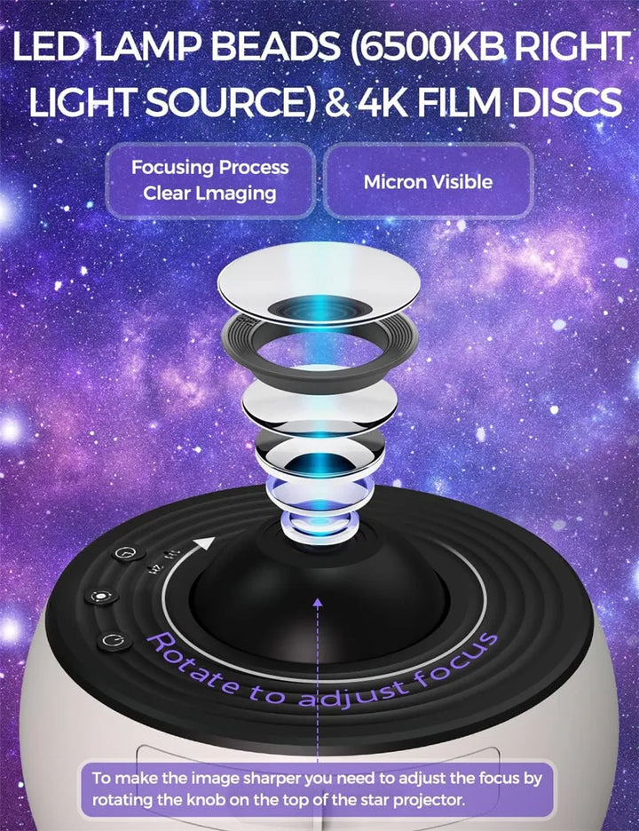 BowLift | 360° Rotate Planetarium Projector Night Lamp