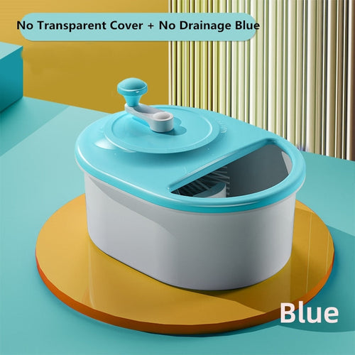 Fruit and Vegetable Washing Basket with Manual Drain