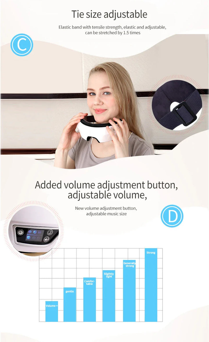 BowLift | Bluetooth Music Hot Compress Eye Massager