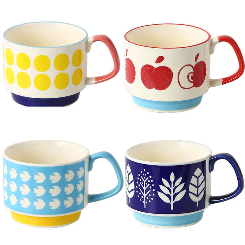BowLift | Outstanding Retro Coffee Mugs made of Ceramic – available in 8 different patterns