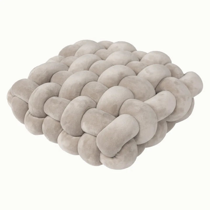 Chunky Woven Knot Cushion | Bowlift