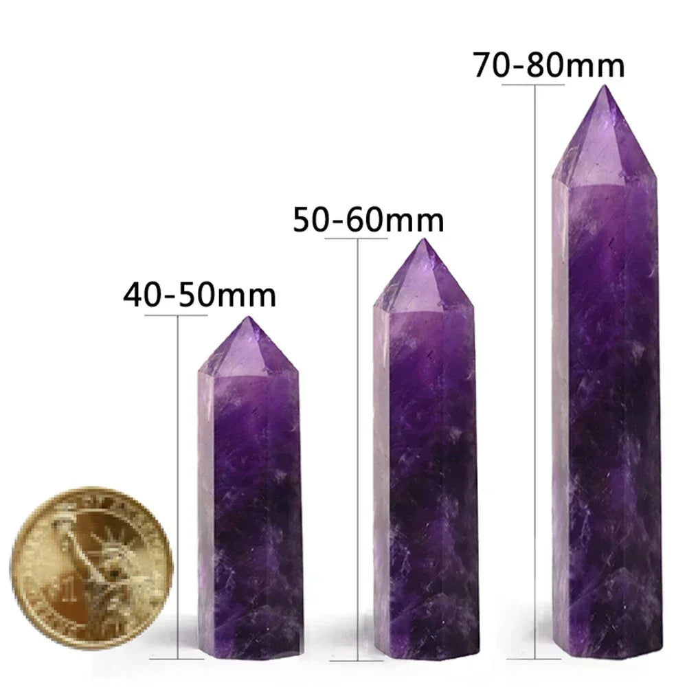 BowLift | Crystal Obelisk Elaria | Natural Stone Healing Stone | For Meditation & Reiki | 4–8 cm