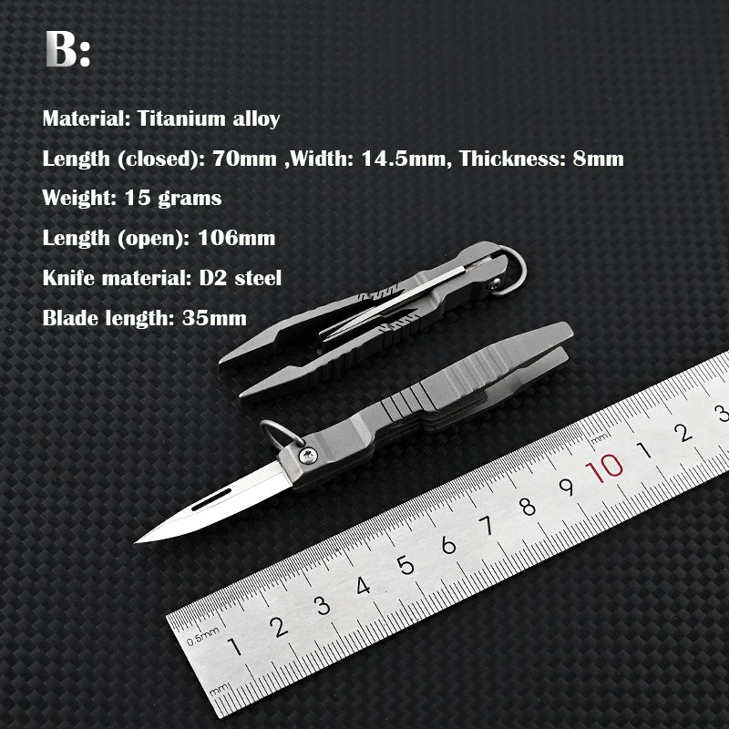 BowLift | All Day Titanium Tweezer Knife Multifunctional Tool