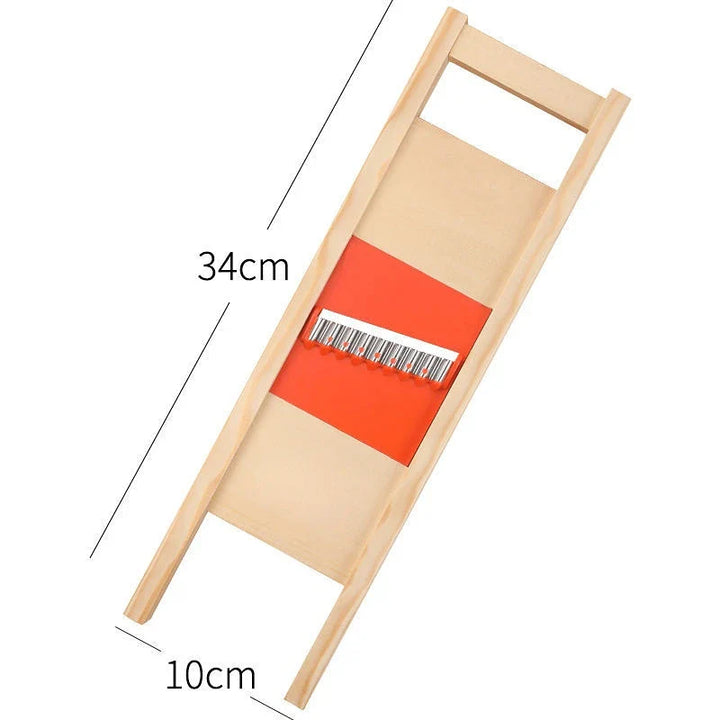 BowLift | Gridello Potato Cutter | Stainless Steel Grater Cutting Device | For French Fries, Chips & Vegetables | 34 cm Length