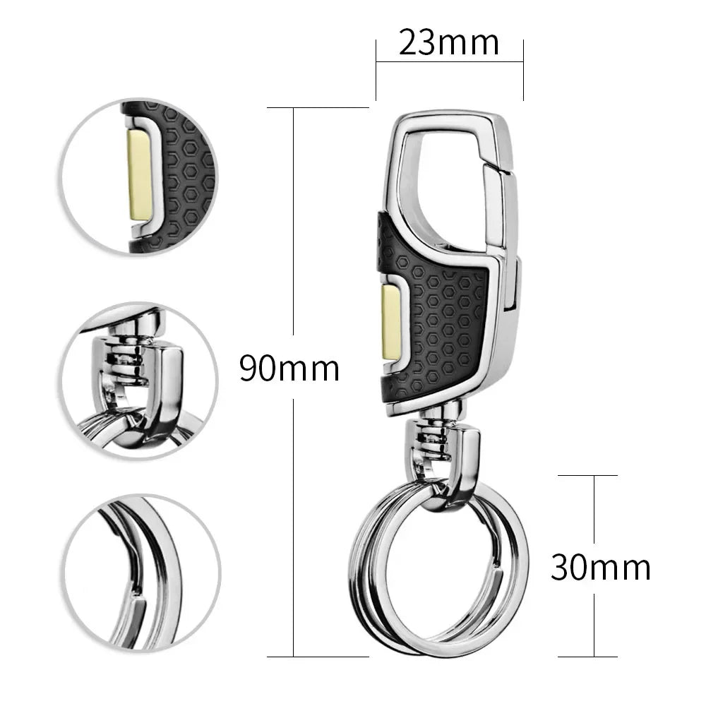 BowLift | Sleek Twist Double Switch Keychain Clip
