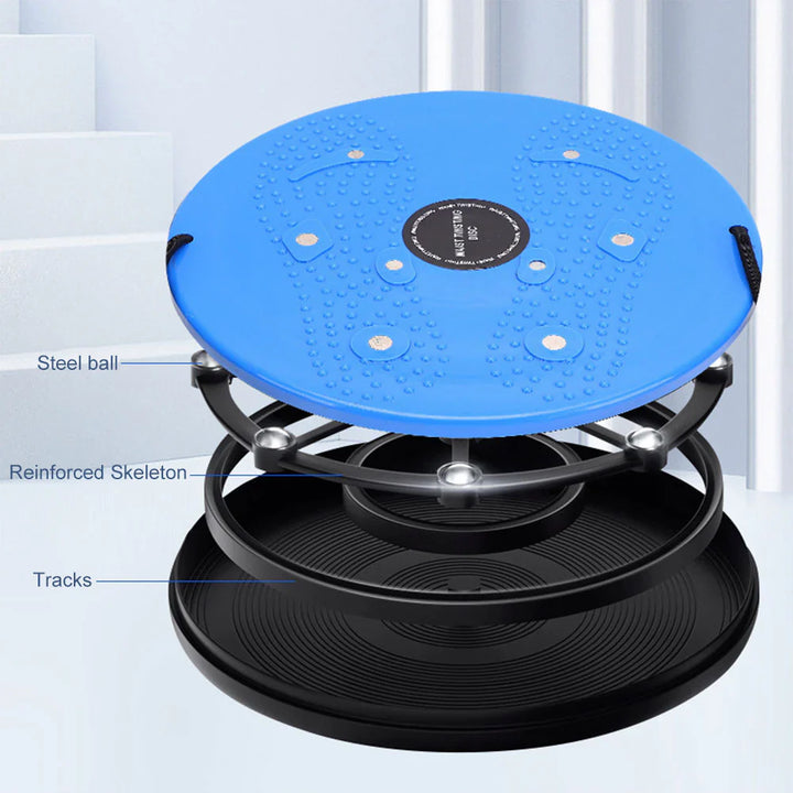 BowLift | Waist Whisper Twisting Disc Pro | Magnetic Massage Balance Board for Core Strength & Waist Training at Home