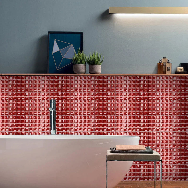 DecoMosaic 3D Mosaic Wall Tile Stickers Bowlift