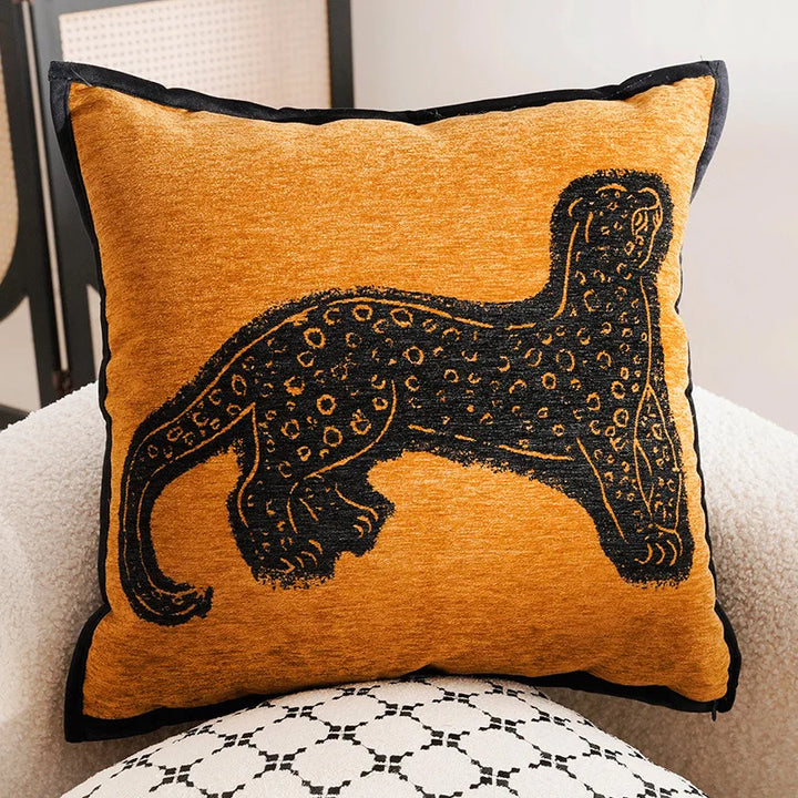 BowLift | Luxury Embroidered Decorative Cushion with Horse Print for Sofa and Living Room