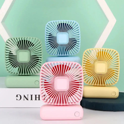 Mini Handheld USB Fan: Portable Three-Speed Cooling for Car, Home, Office, and Outdoor Use - Quiet and Simple Design | Bowlift