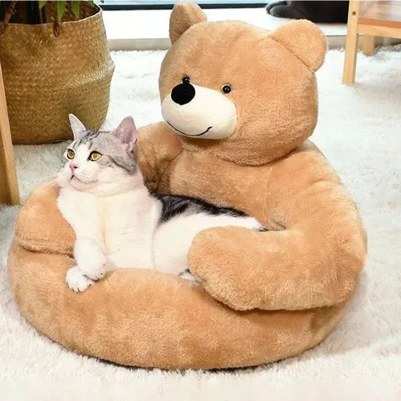 BowLift | Round cuddly bed for cozy cat sleep
