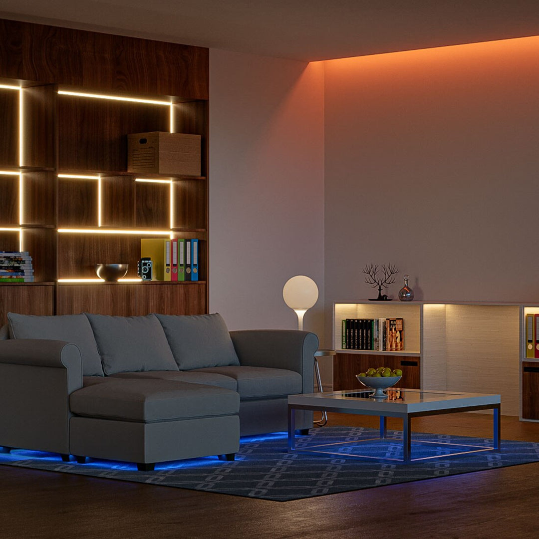 BowLift | L Shaped Transparent LED Strip Connector