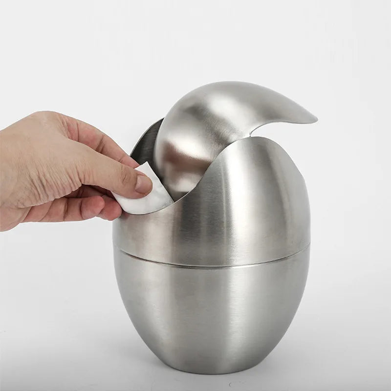 LuxBin Mini Trash Can made of Stainless Steel Bowlift