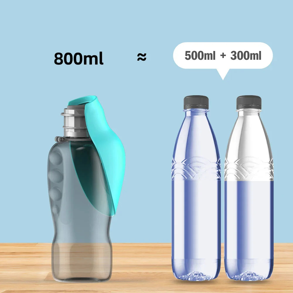 BowLift | PawHydro Dog Water Bottle 800 ml | Portable & Durable | Water Bottle for On the Go