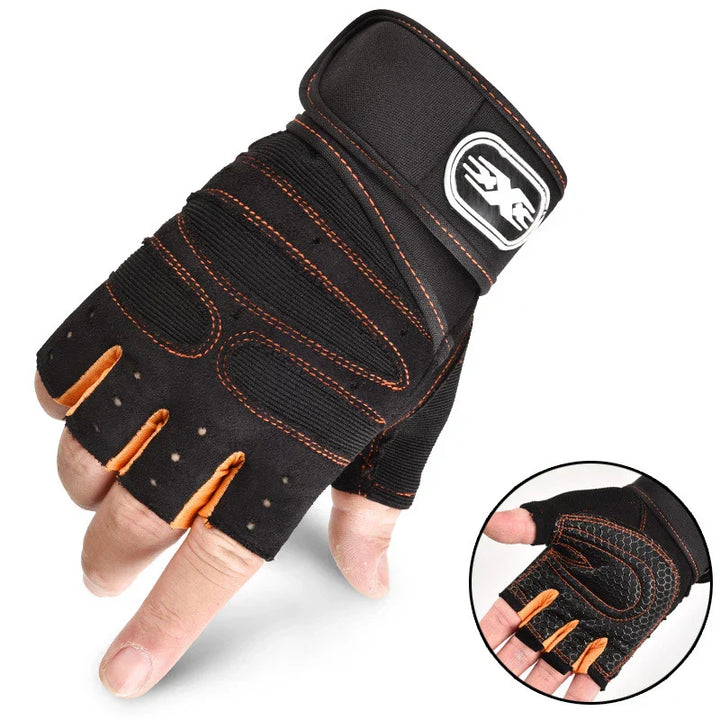 BowLift | Shock-Resistant and Supportive Gym Gloves - FitFlex
