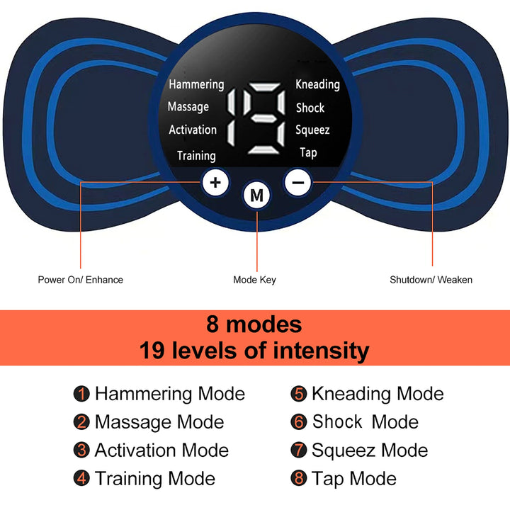 Electric EMS Neck Massager Bowlift