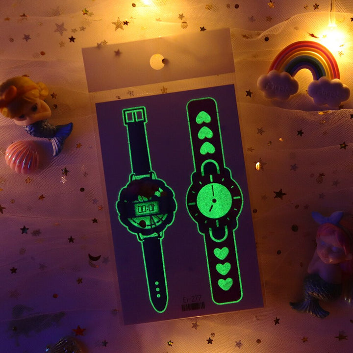 BowLift | Luminous Temporary Tattoo Watch Sticker