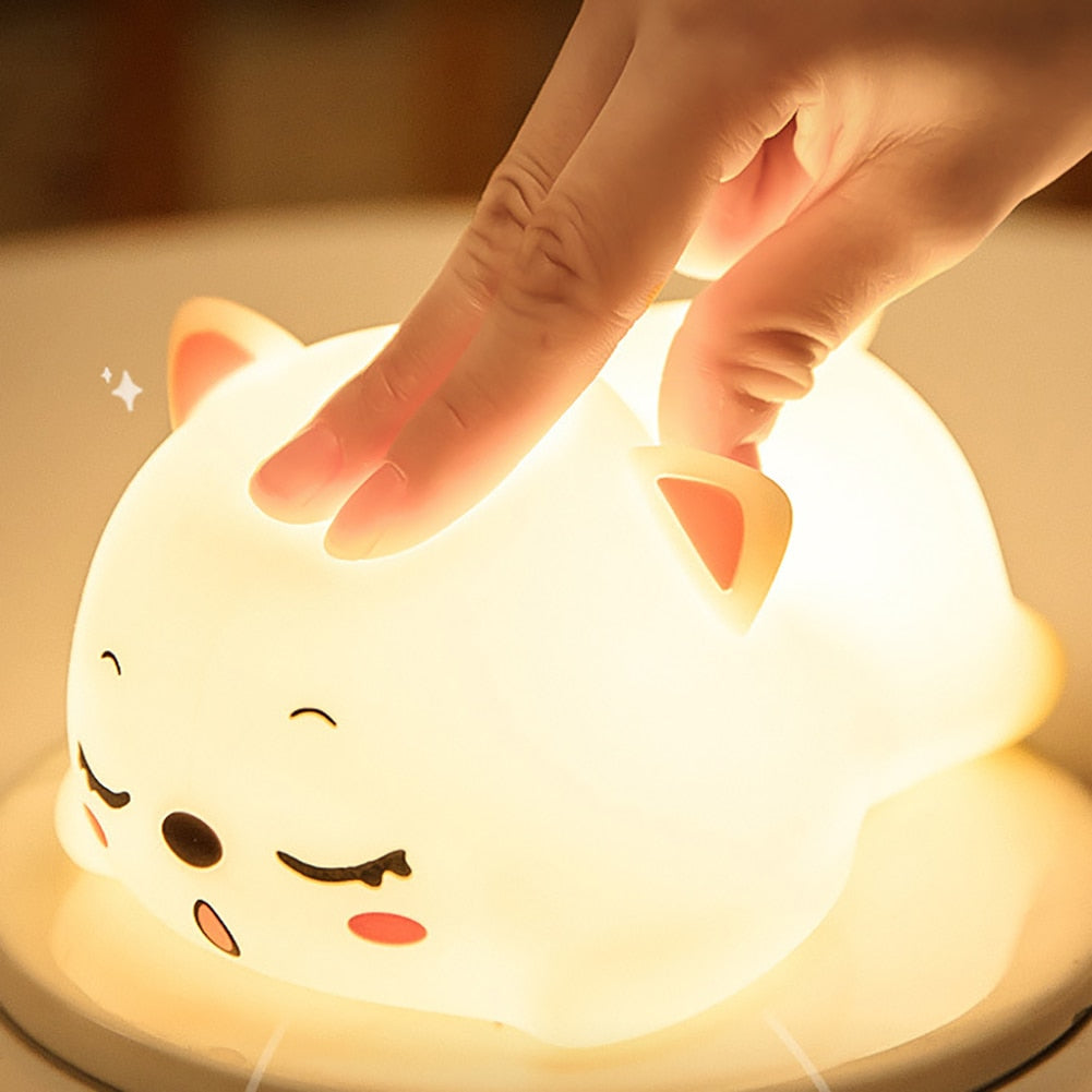 BowLift | Mini Cat LED Touch Sensor Night Lamp