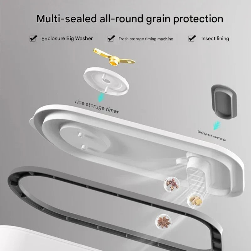 BowLift | Household Rice Storage Container Sealed Moisture & Insect Resistant – GrainGuard