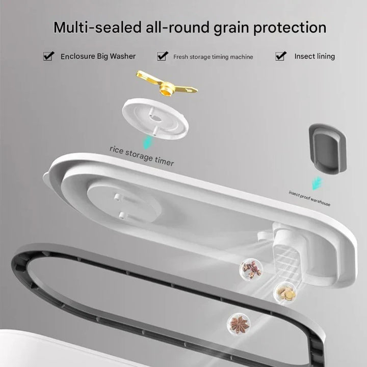 BowLift | Household Rice Storage Container Sealed Moisture & Insect Resistant – GrainGuard