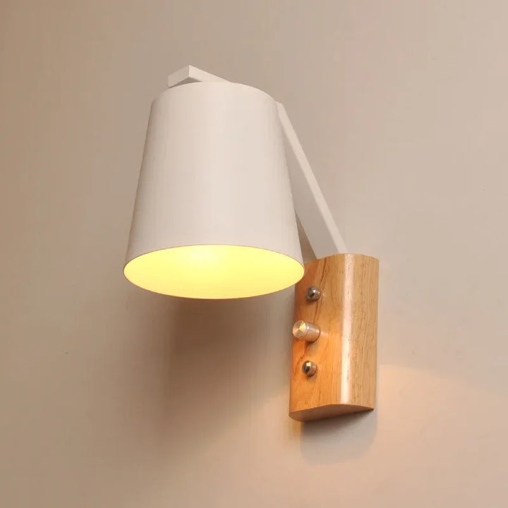 WoodGlow Light – LED Wall Lamp for Bedroom Bowlift