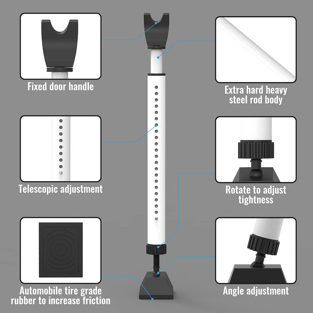 BowLift | Adjustable Door Security Safety Bar