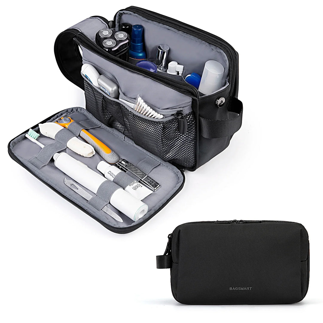 BowLift | Kosmetixo Waterproof Cosmetic Bag for Women & Men | Lightweight Toiletry Bag  | Travel Accessories for Toiletries & Make-up | Unisex Travel Organizer