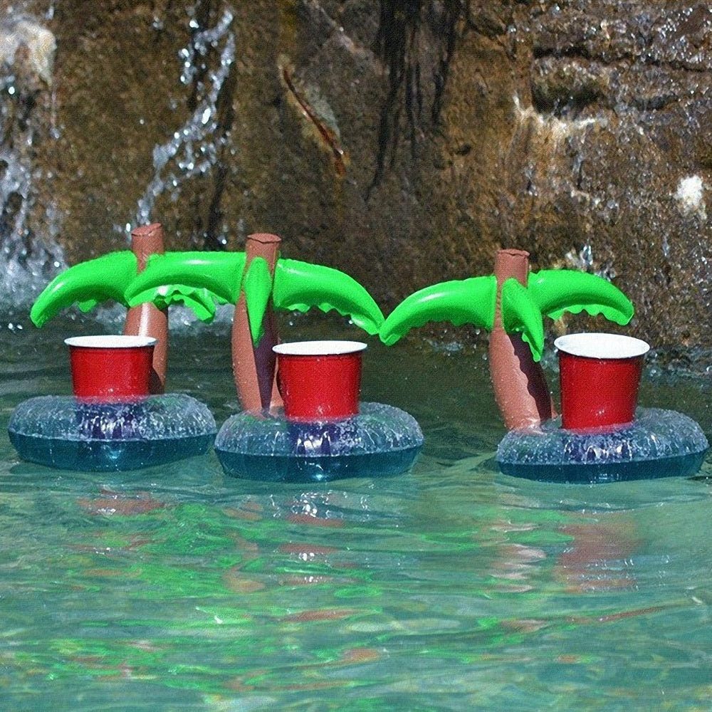 BowLift | Inflatable Cherry Floating Pool Cup Holder