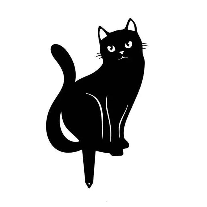 BowLift | Mystical Black Cat Creative Garden Figure