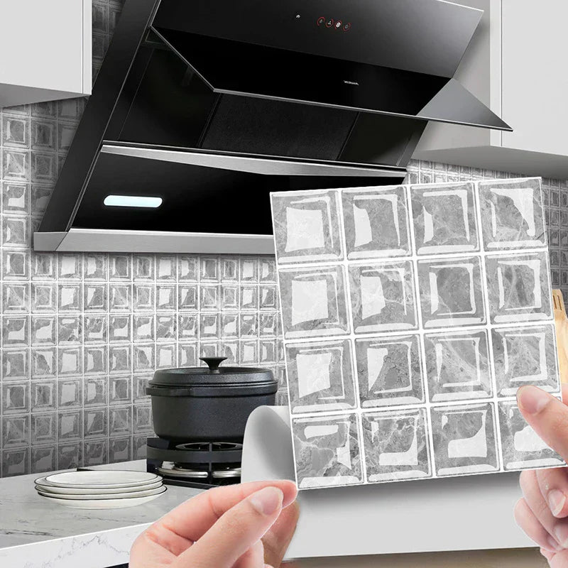 DecoMosaic 3D Mosaic Wall Tile Stickers Bowlift
