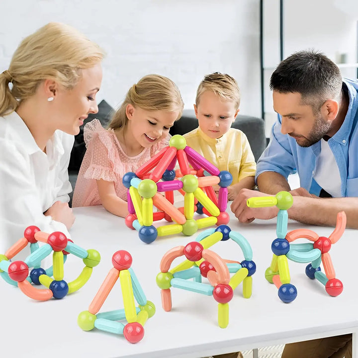Magneo Blocks - Creative Magnetic Construction Set for Children Bowlift