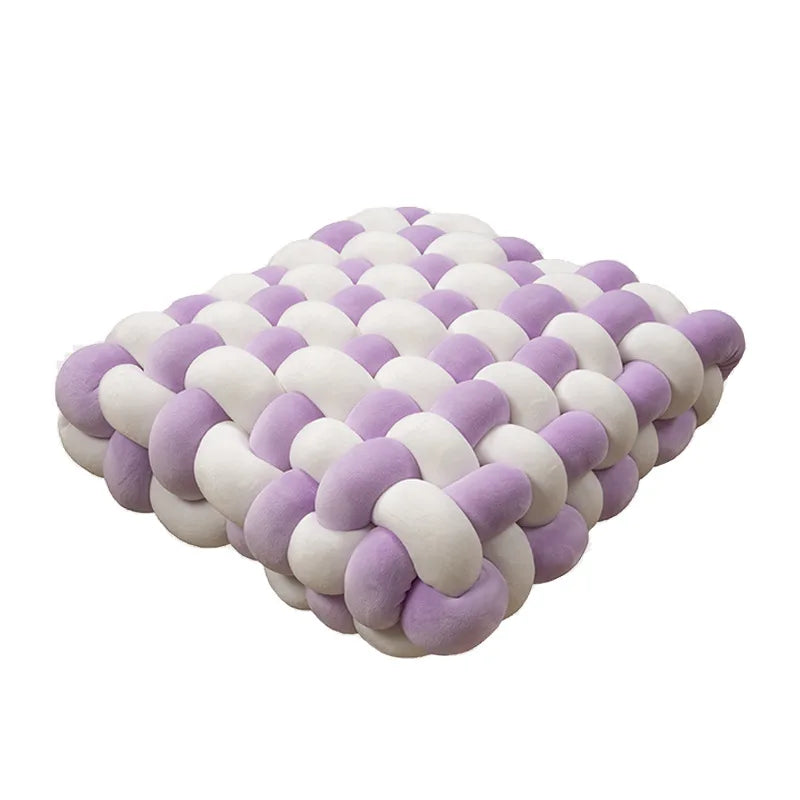 Chunky Woven Knot Cushion | Bowlift