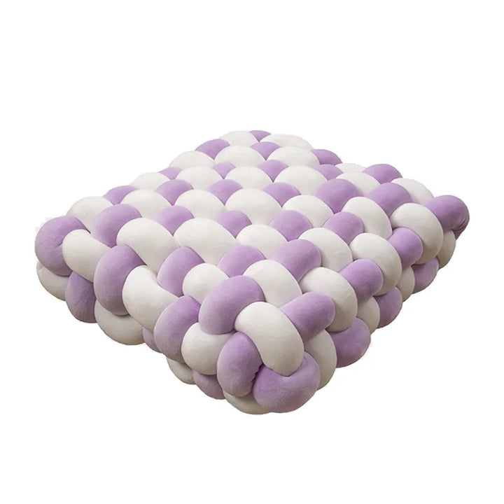 Chunky Woven Knot Cushion | Bowlift