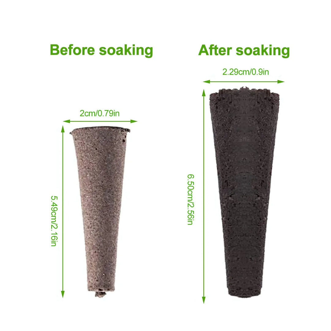 BowLift | WurzelWunder Planting Sponges 50 Pieces | Replacement Growth Sponges for Hydroponics & Soil | For Herbs, Vegetables & Flowers
