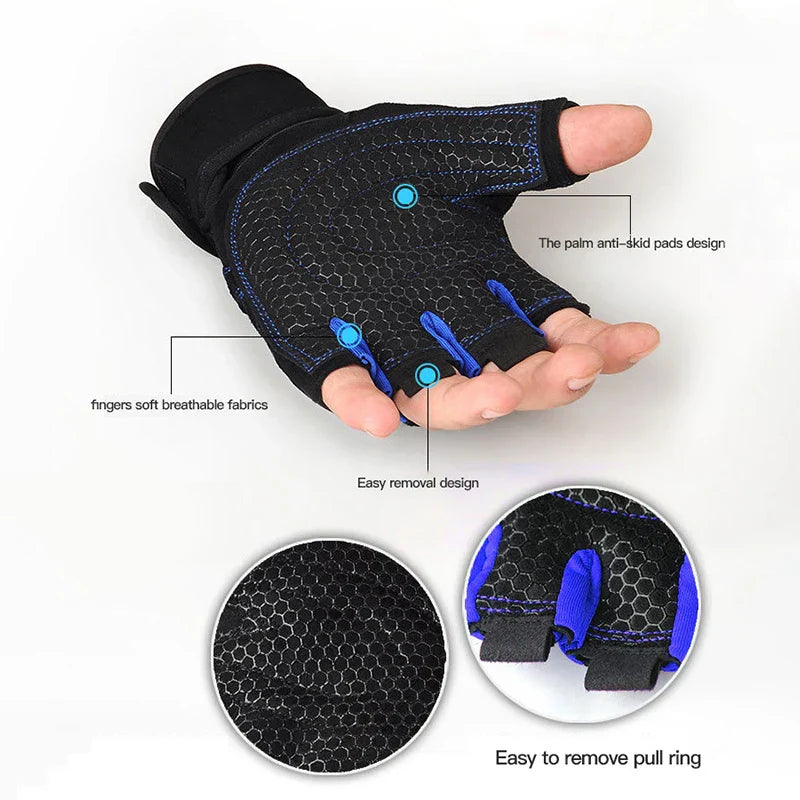 BowLift | Shock-Resistant and Supportive Gym Gloves - FitFlex