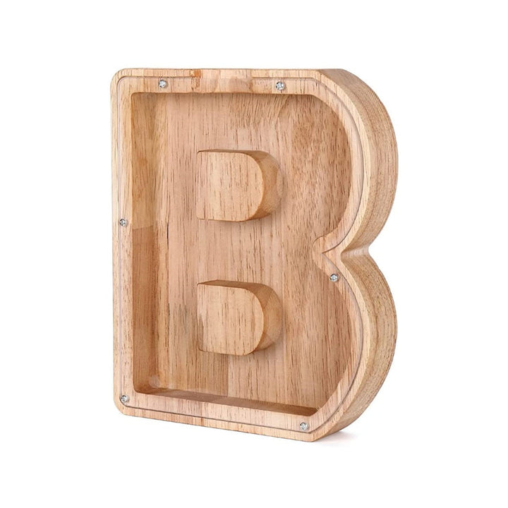 BowLift | Wooden Alphabet Piggy Bank - LetterSaver