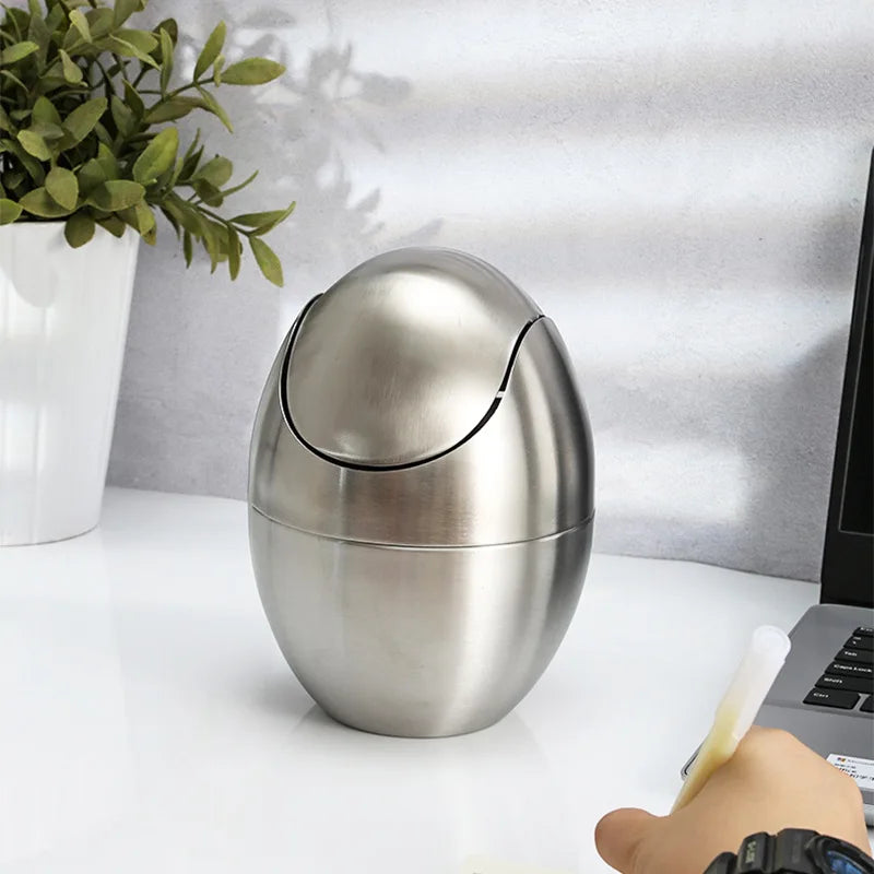 LuxBin Mini Trash Can made of Stainless Steel Bowlift