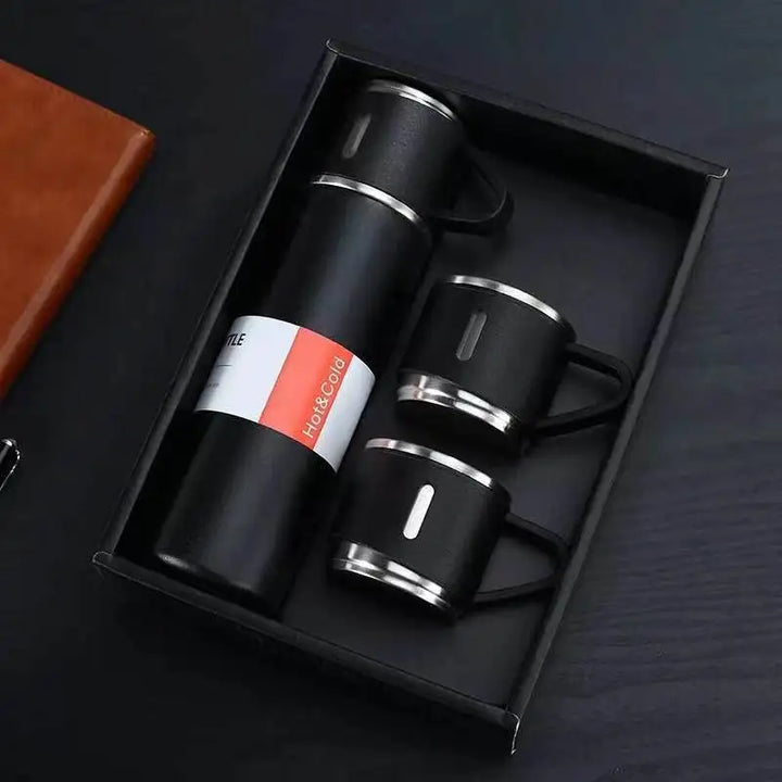 Stainless steel thermos with digital display