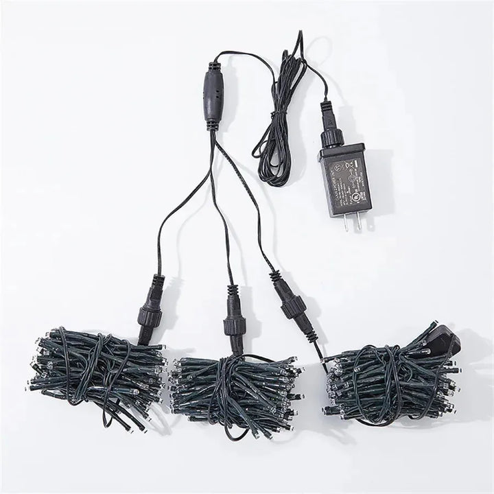 BowLift | GlowCascade – Hanging LED Light Strands for Garden & Party