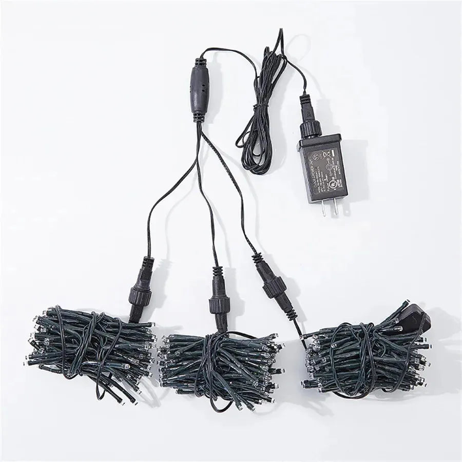 BowLift | GlowCascade | Sparkling LED Garland for Outdoor Decor