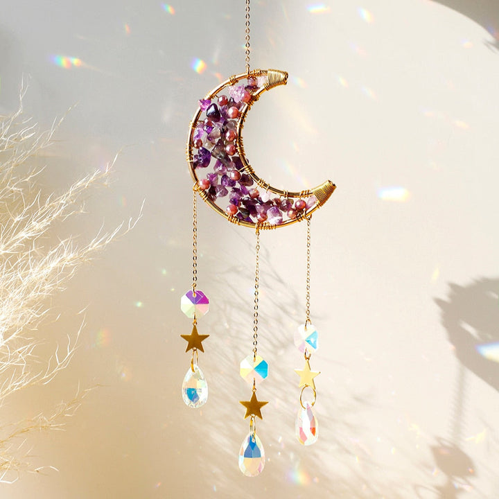 BowLift | Crystal Sun Catcher Moon Decor
