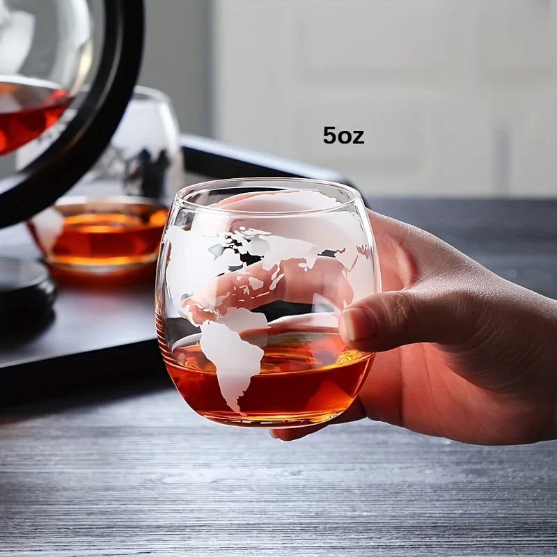 BowLift | Creative Globe Decanter Set