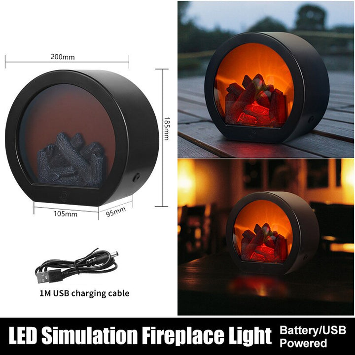 BowLift | Inferno Portable Fireplace Night Lamp