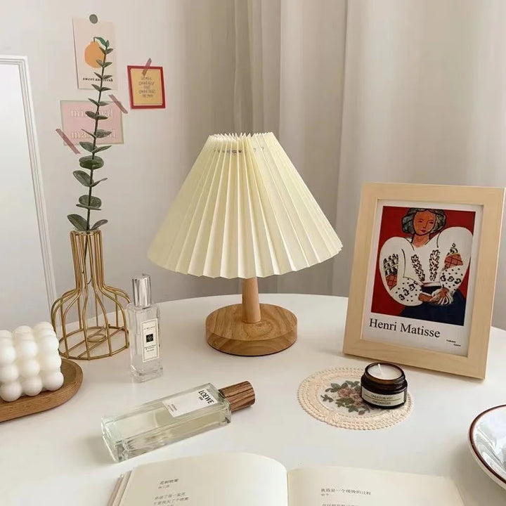 BowLift | Foldable Pleat Table Lamp - Stylish Foldable LED Table Lamp for Unique Interior Design
