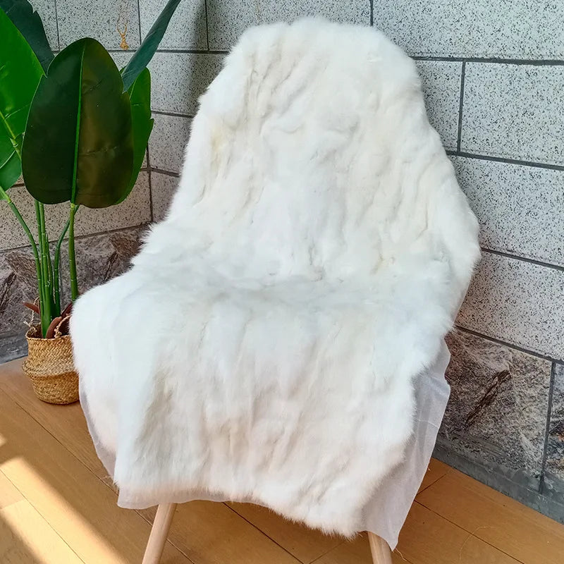 BowLift | Imitated Rabbit Fur | Soft & Natural | 100x50 cm | Handmade