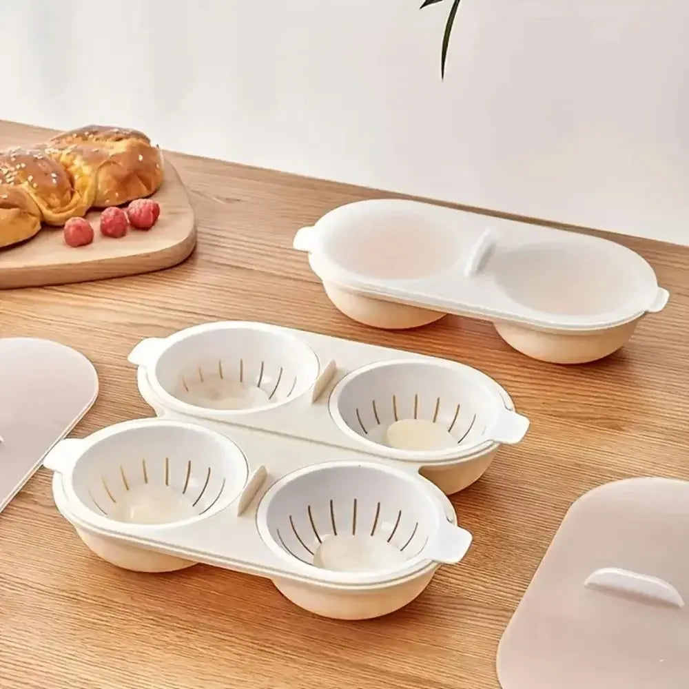 BowLift | Double Space Durable Microwave Egg Maker