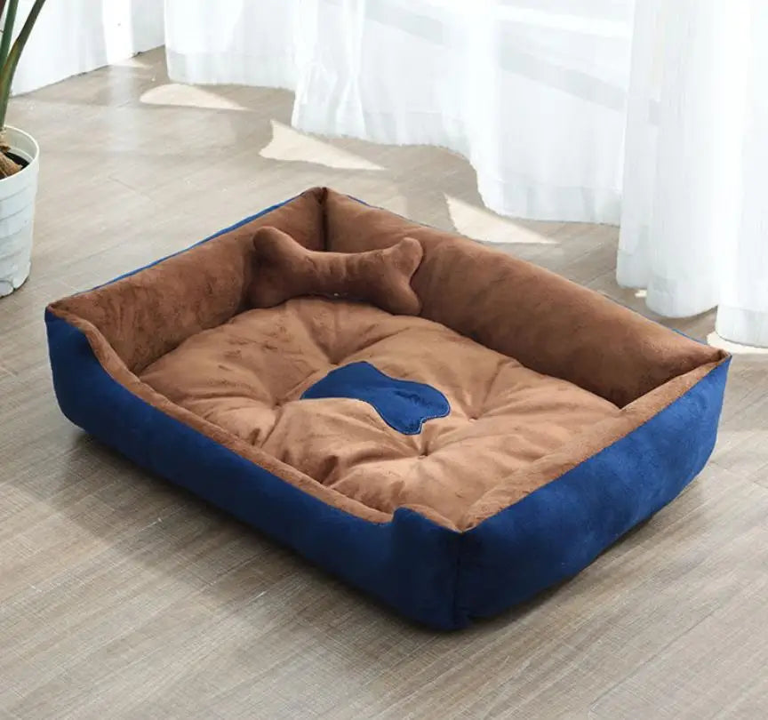 Modern and cozy linen dog bed Bowlift