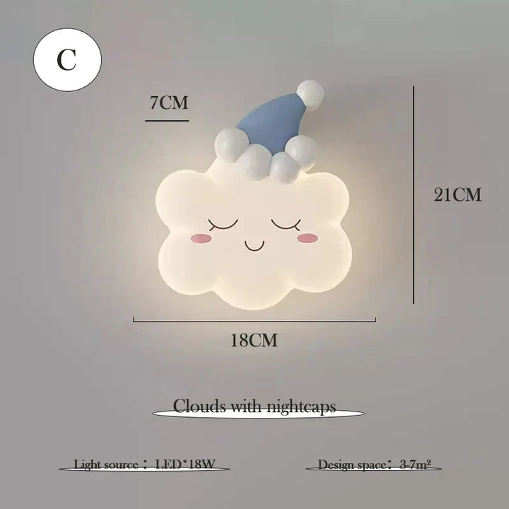 RomanticCloud - Magical Wall Lamp for the Room Bowlift