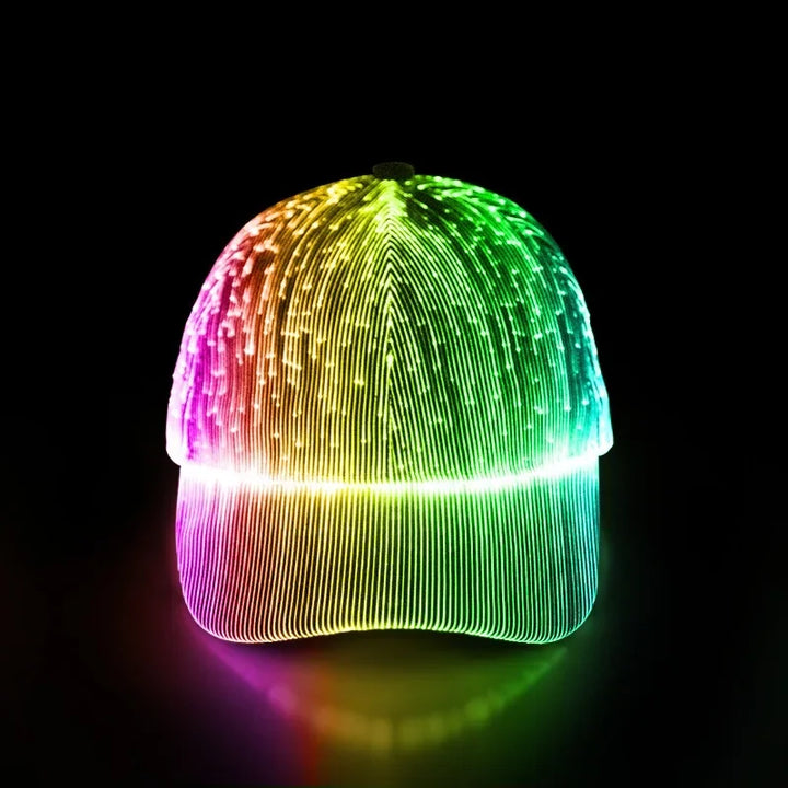 BowLift | Luminight Rechargeable Fiber Optic Glow Baseball Cap