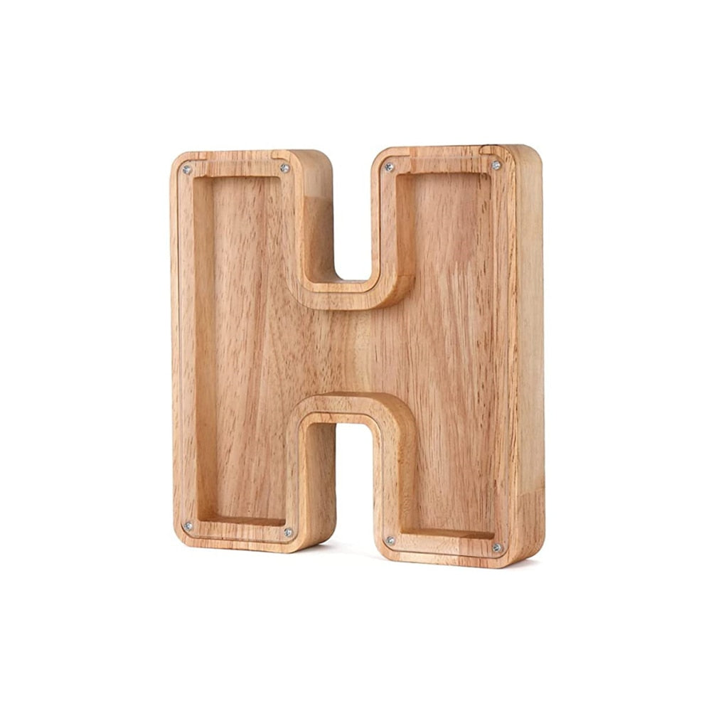 BowLift | Wooden Alphabet Piggy Bank - LetterSaver
